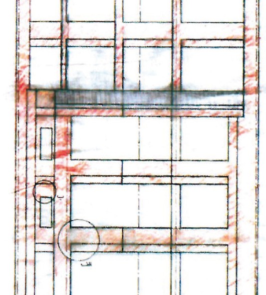 Geometrical grid analysis of the south elevation of the Gheytariyeh project