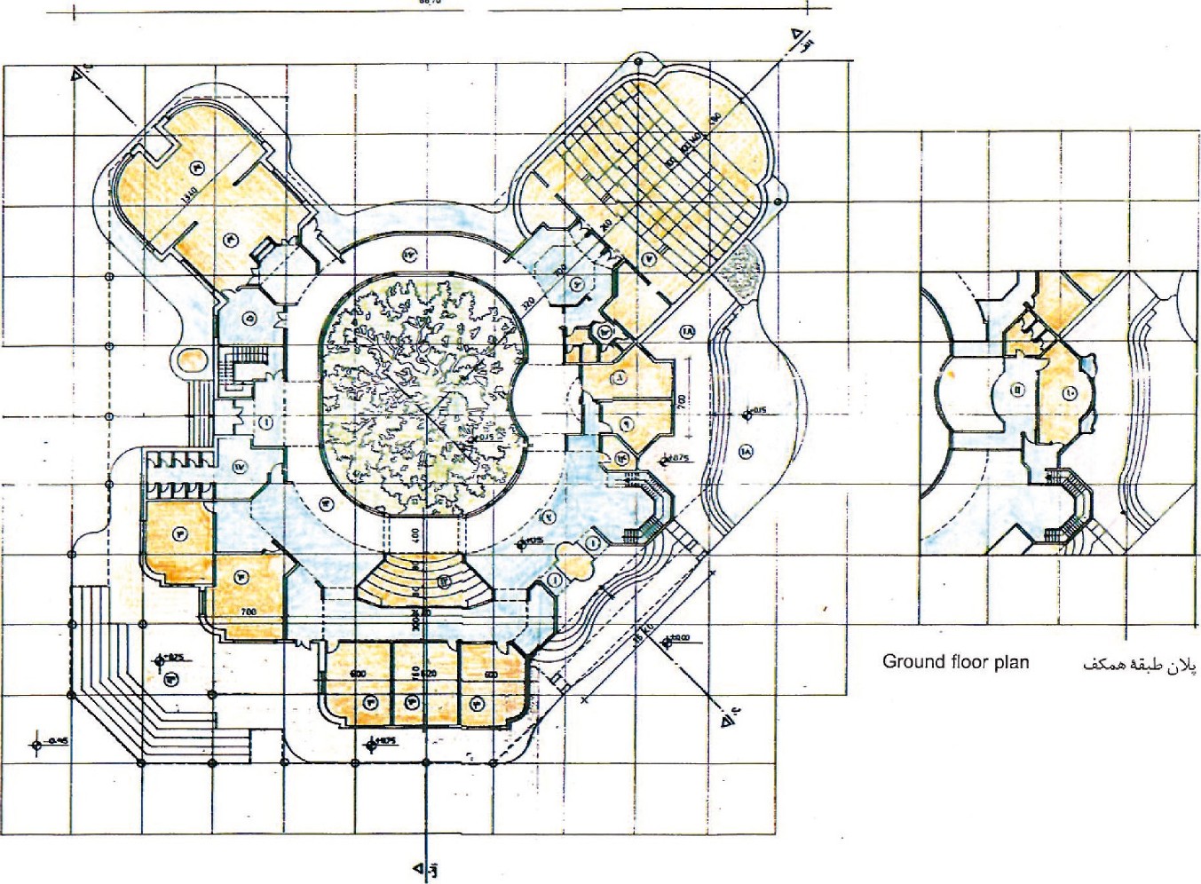 Ground floor plan of the Gheytariyeh house