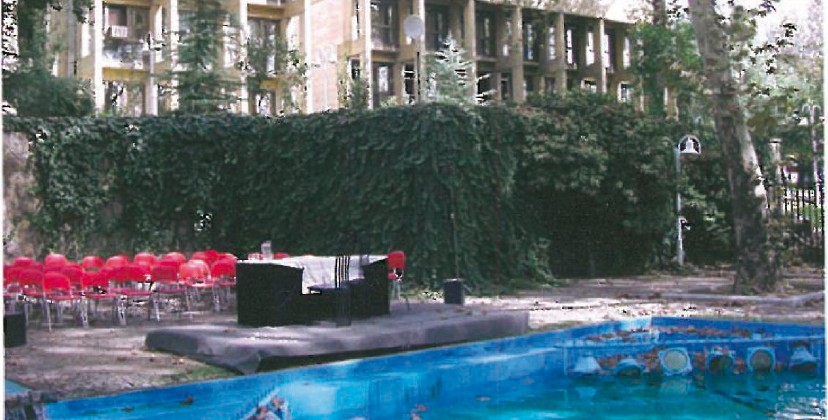 Special Office with blue pond