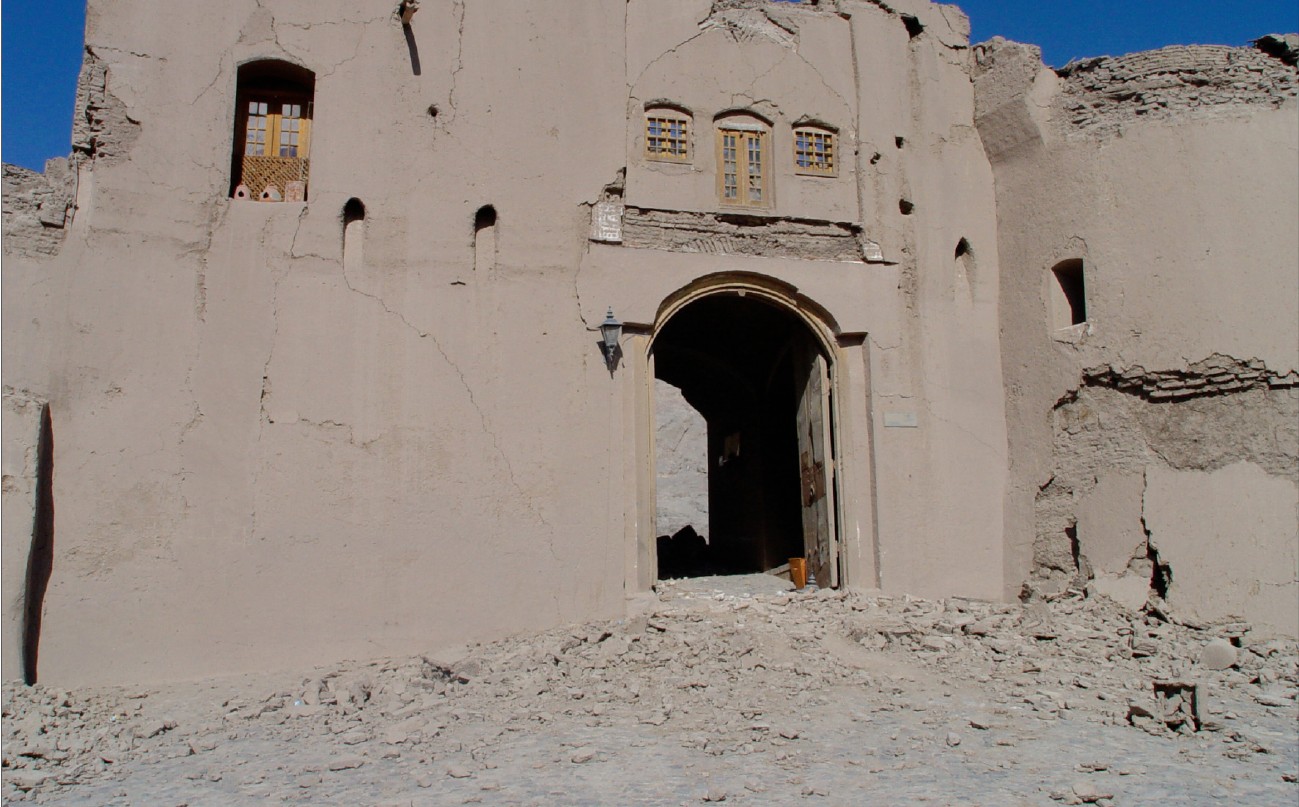 Entrance gate of the ruler's residence, which has survived