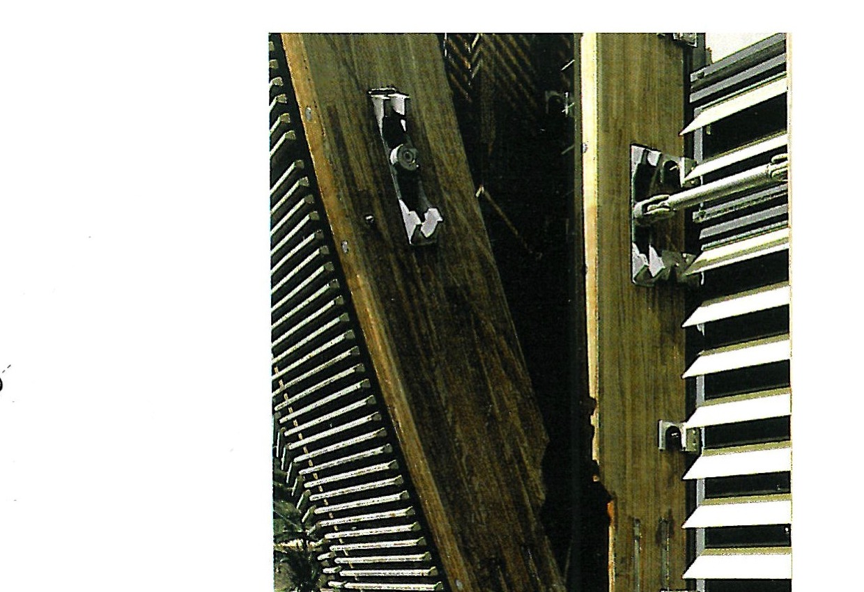 Built shell — connection detail photograph