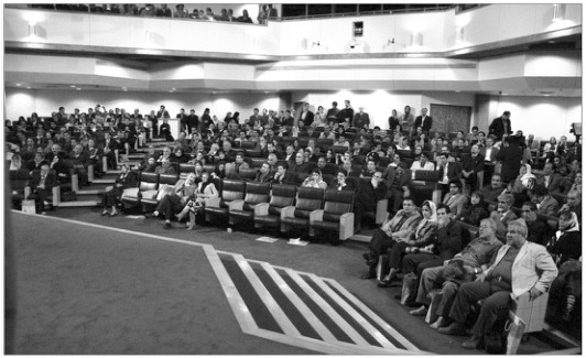 Audience at the 6th Memar Award ceremony, Iran's National Library
