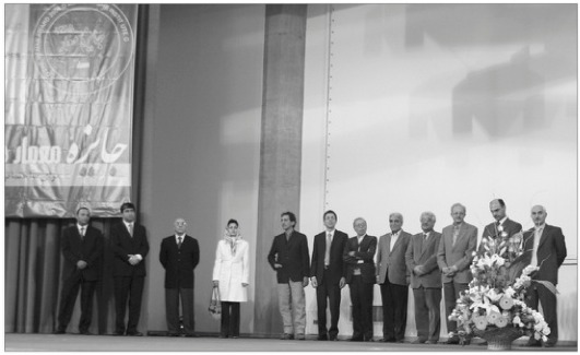 Group photo of winners and jury members at the 6th Memar Award