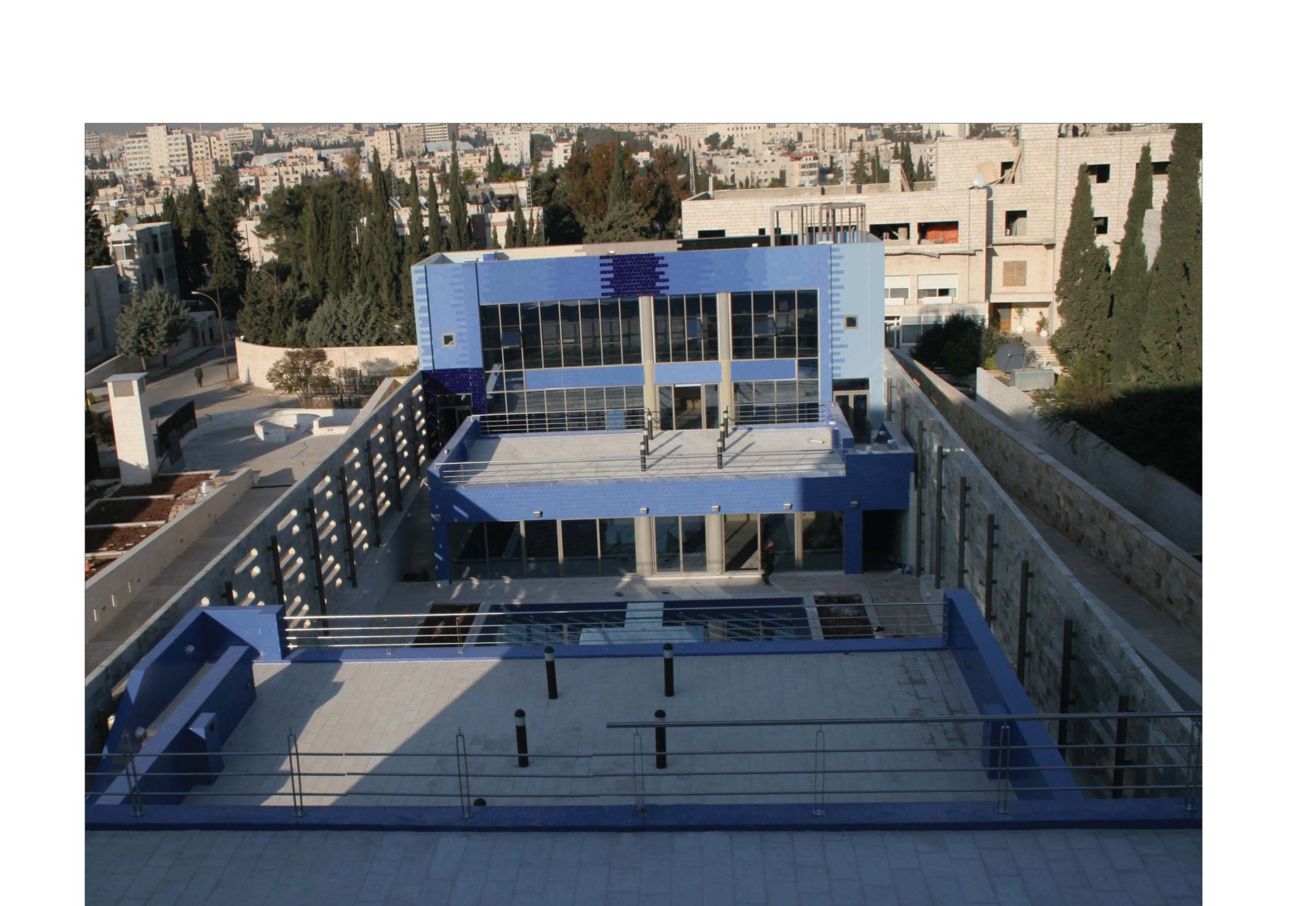 سفارتخانه ایران در امان، نمای حیاط