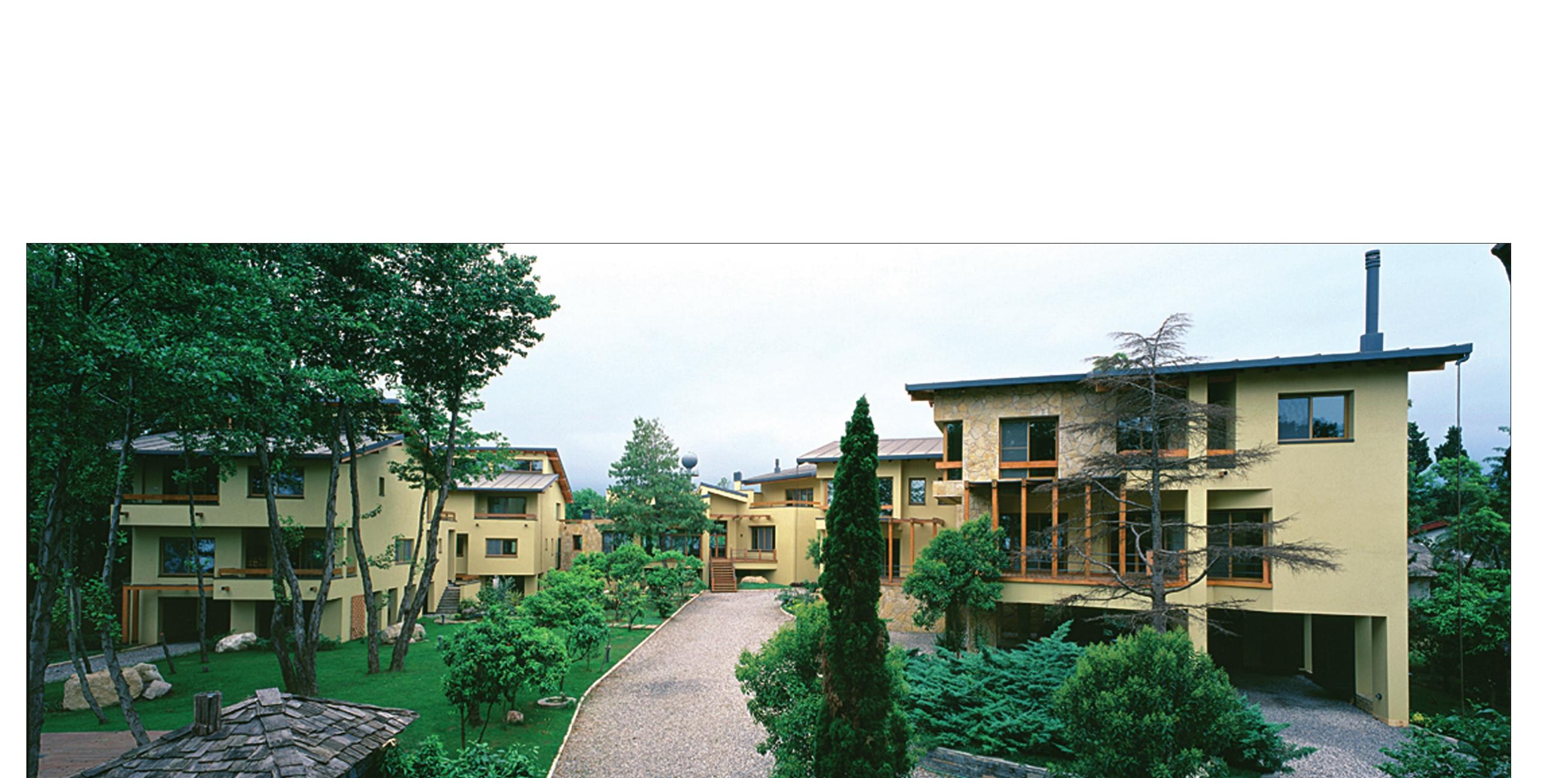 Khalili Family Village garden panoramic view