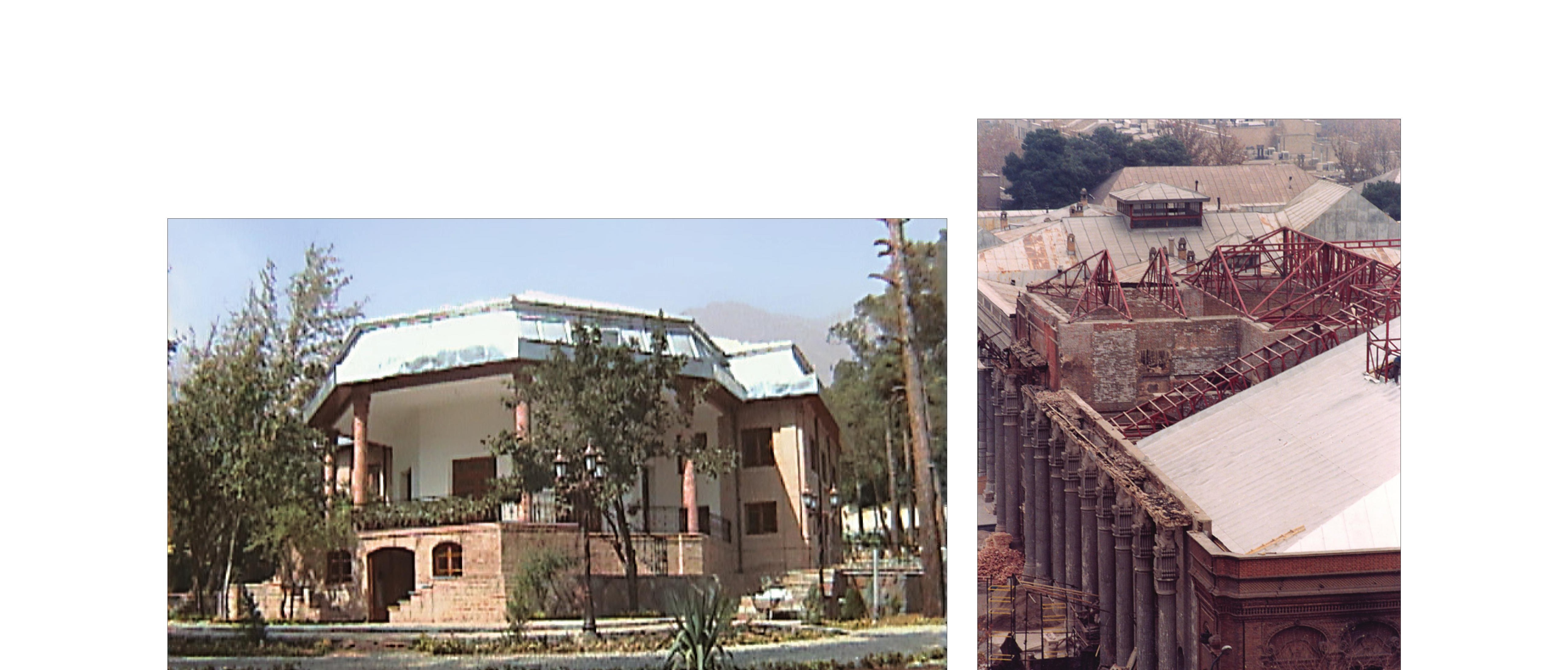Sheykh Khazal edifice and the former Parliament