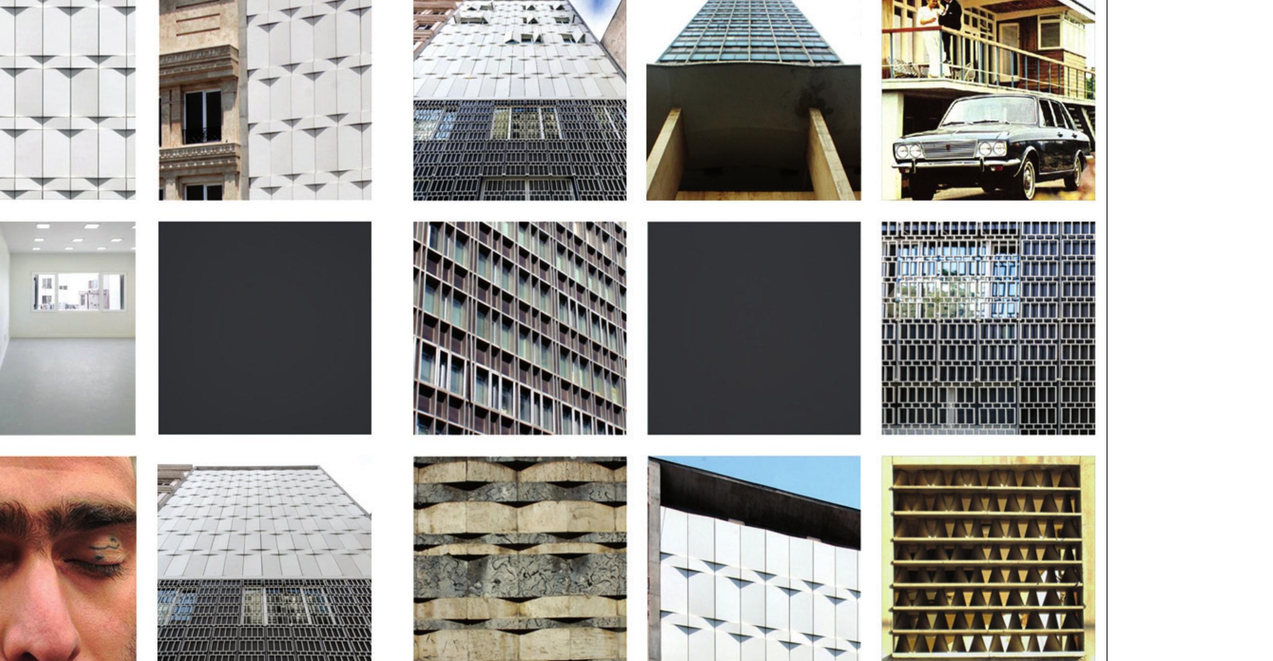 Composite grid of facade conditions