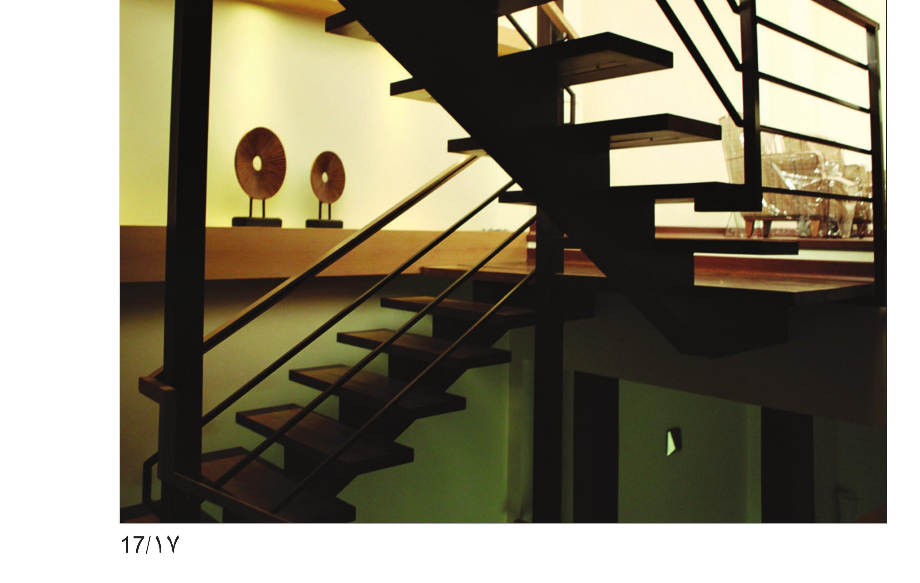 Steel stair detail