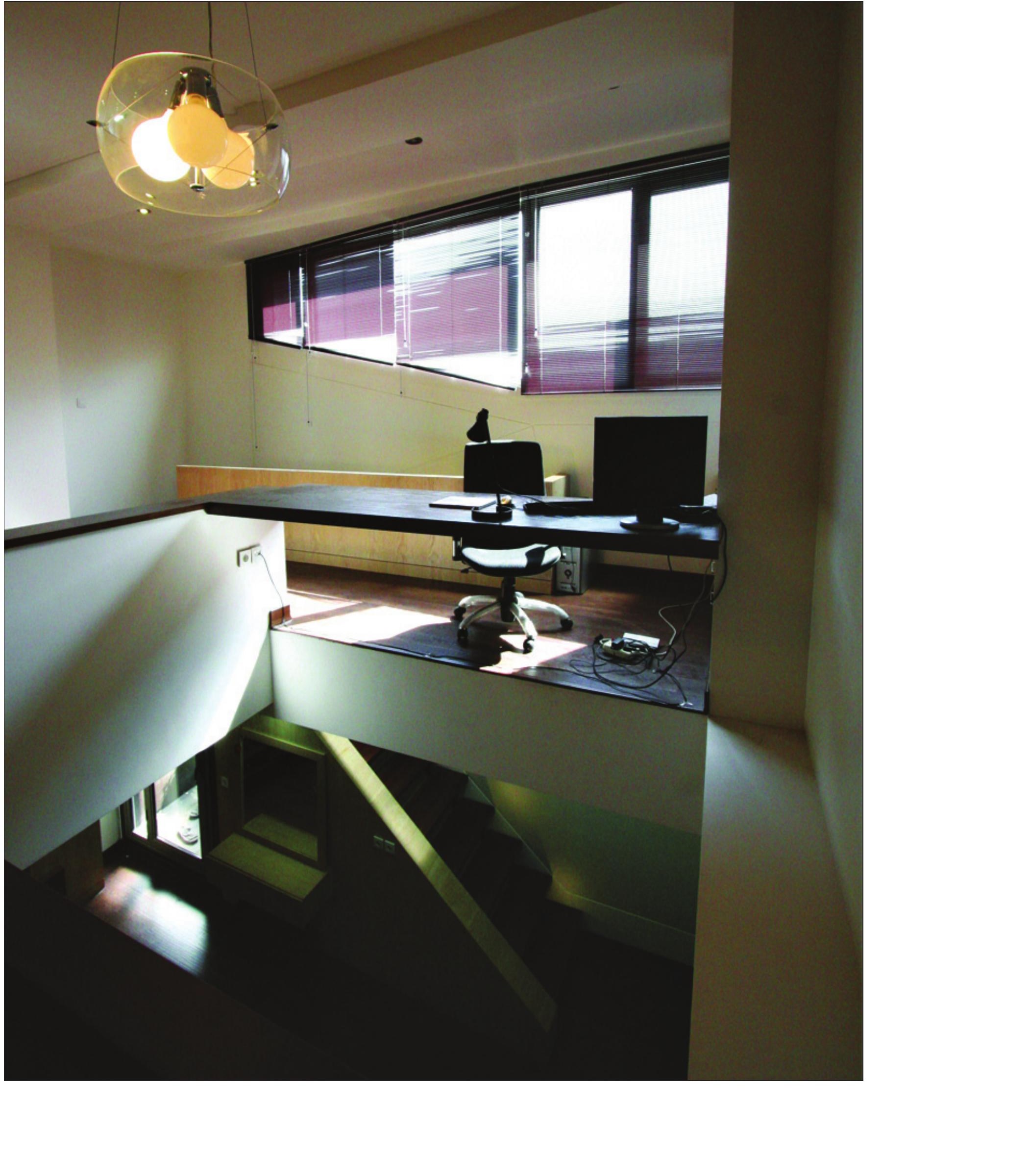 Interior — split level seating