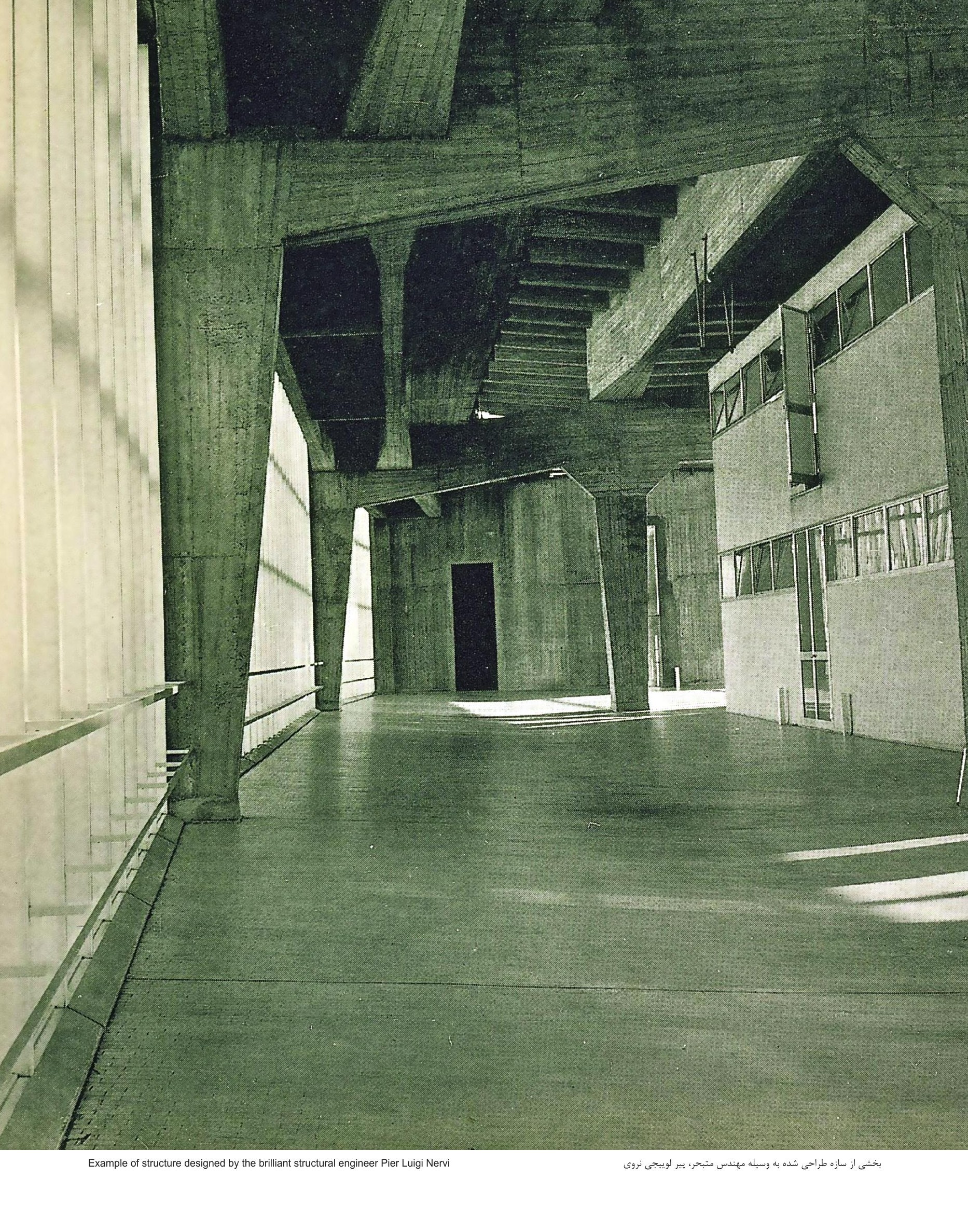 Example of structure designed by the brilliant structural engineer Pier Luigi Nervi