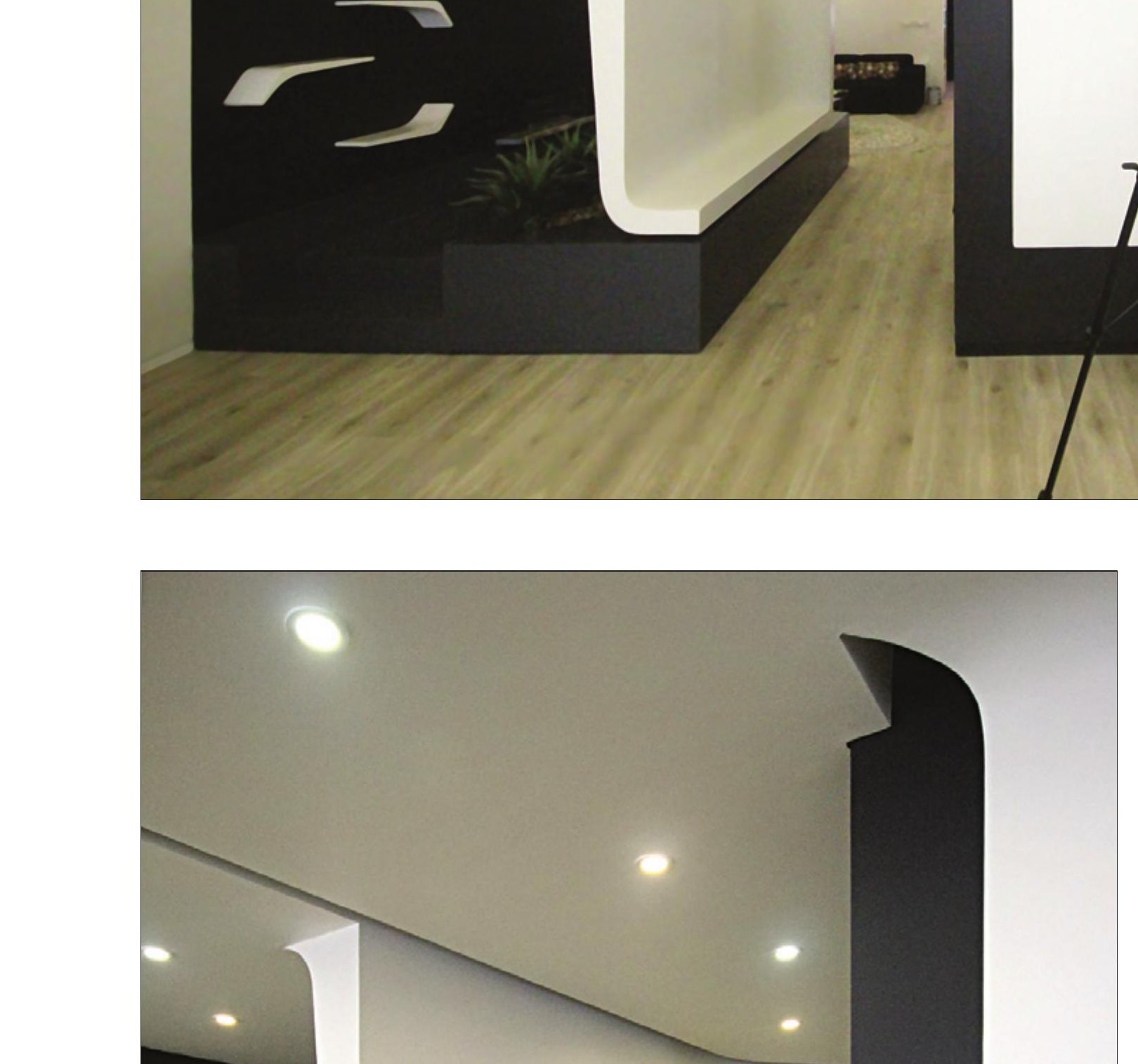 The 13th Sense — bedroom alcove where the partition becomes a seating bench.
