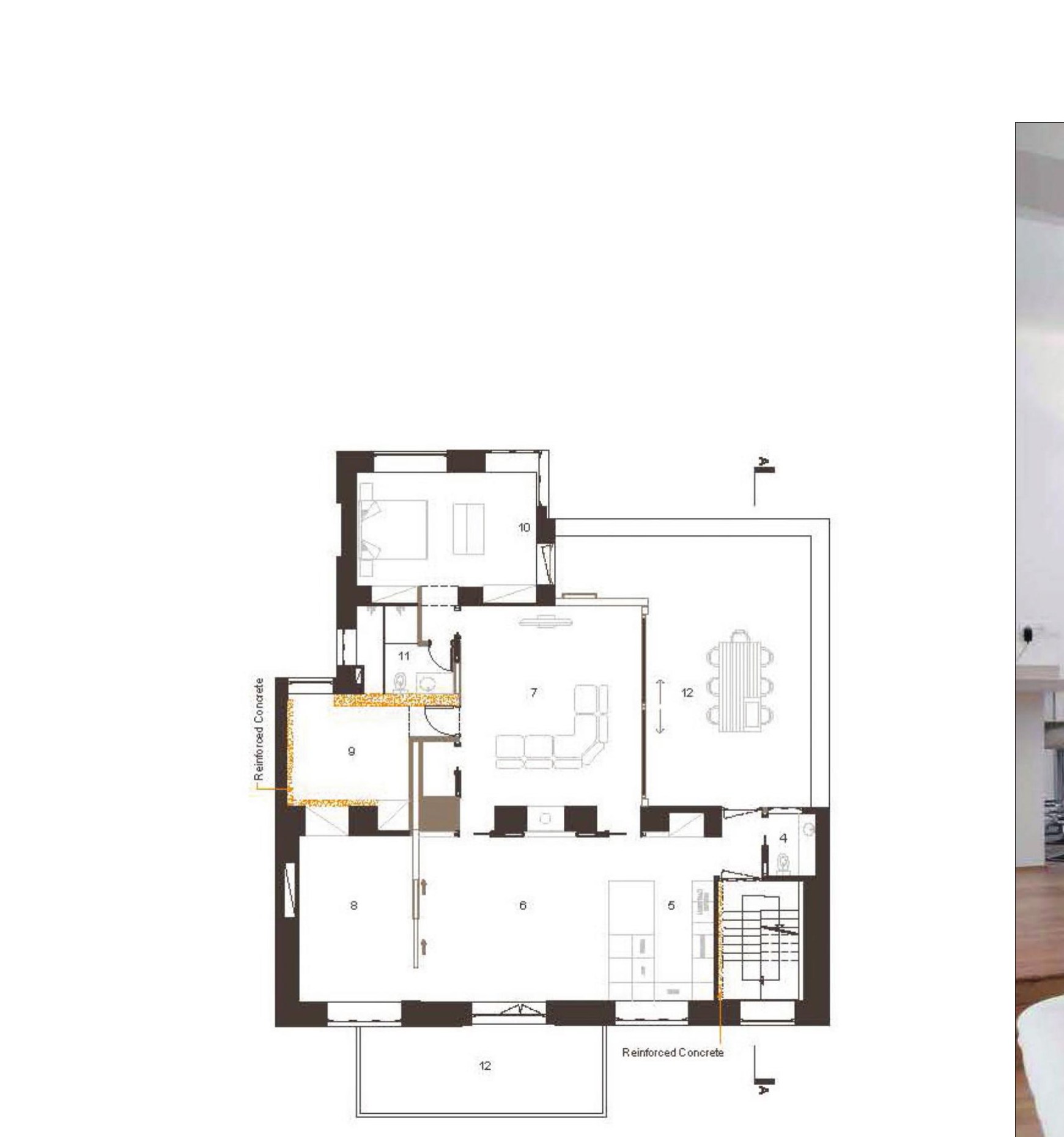 Plan of Apartment No.2.