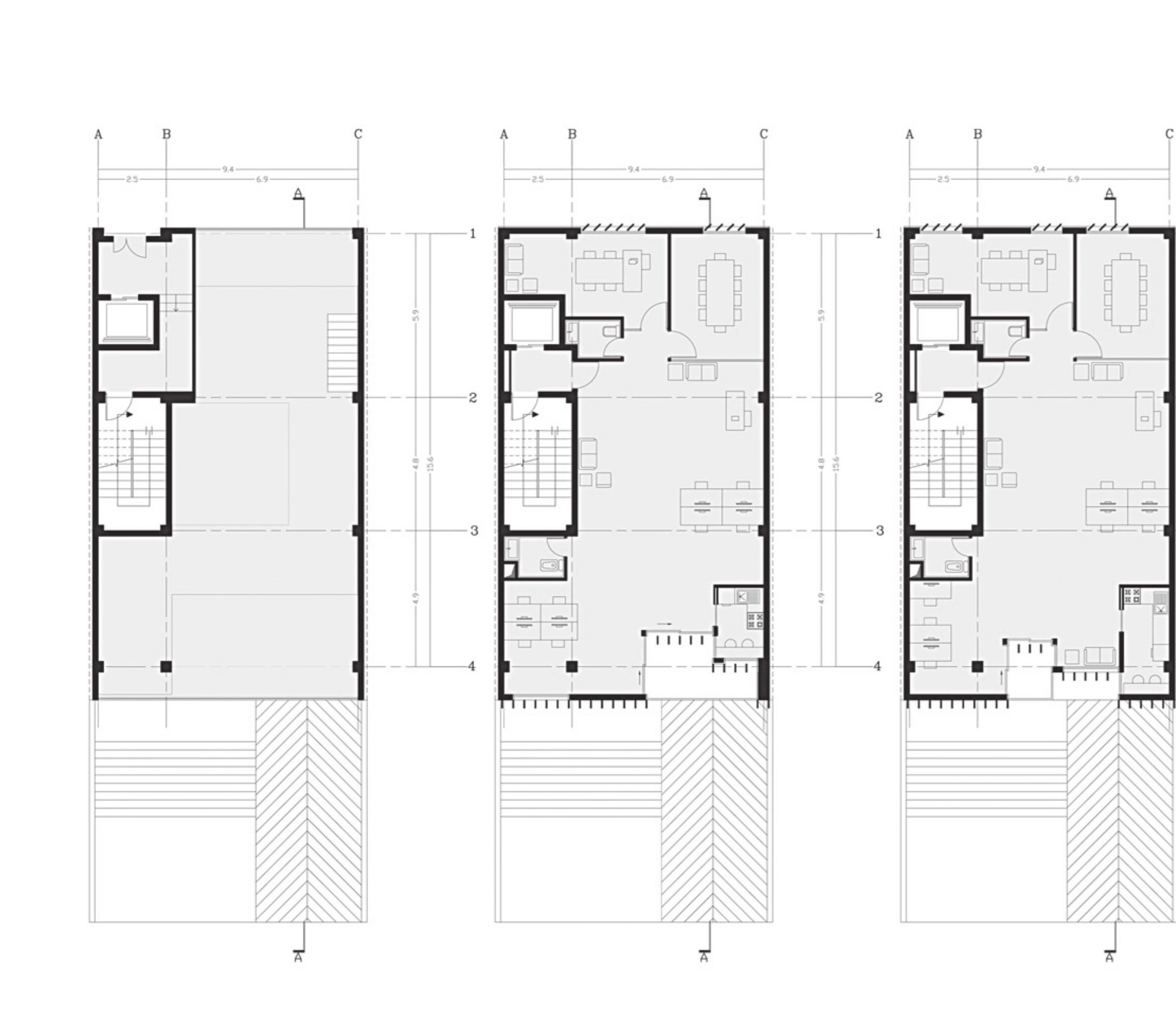 Ground, 1st, 2nd, and 3rd floor plans.