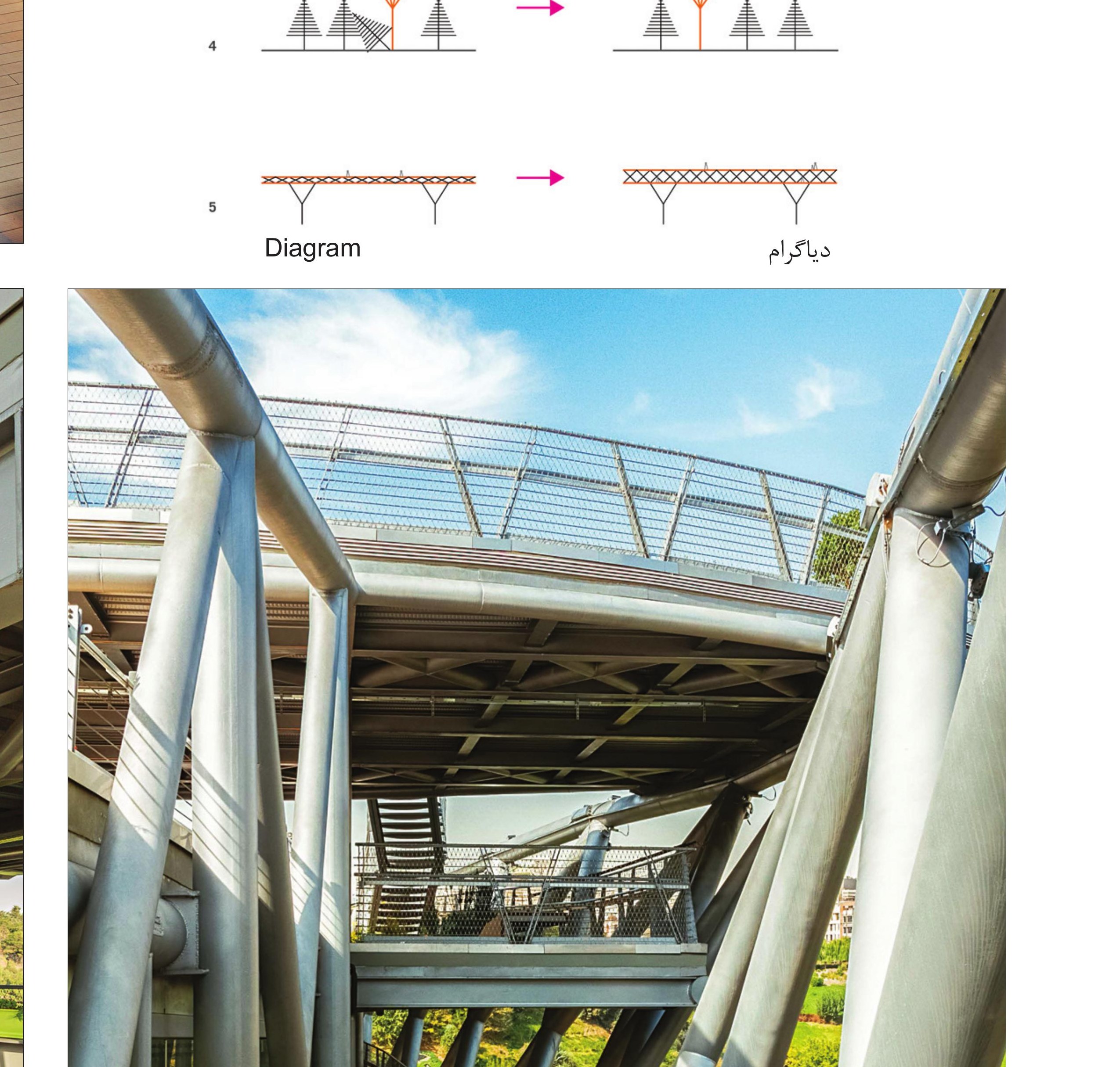 Looking along the interstitial path between the two main decks.