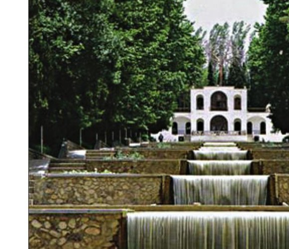 Bagh-e Shahzadeh Mahan, Kerman, Iran — stepped water cascade