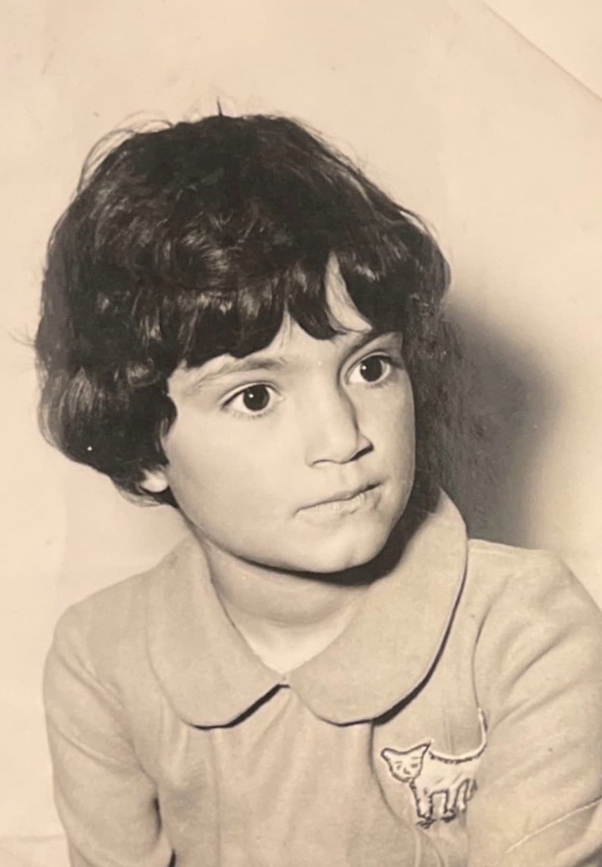 Soheila Beski as a child