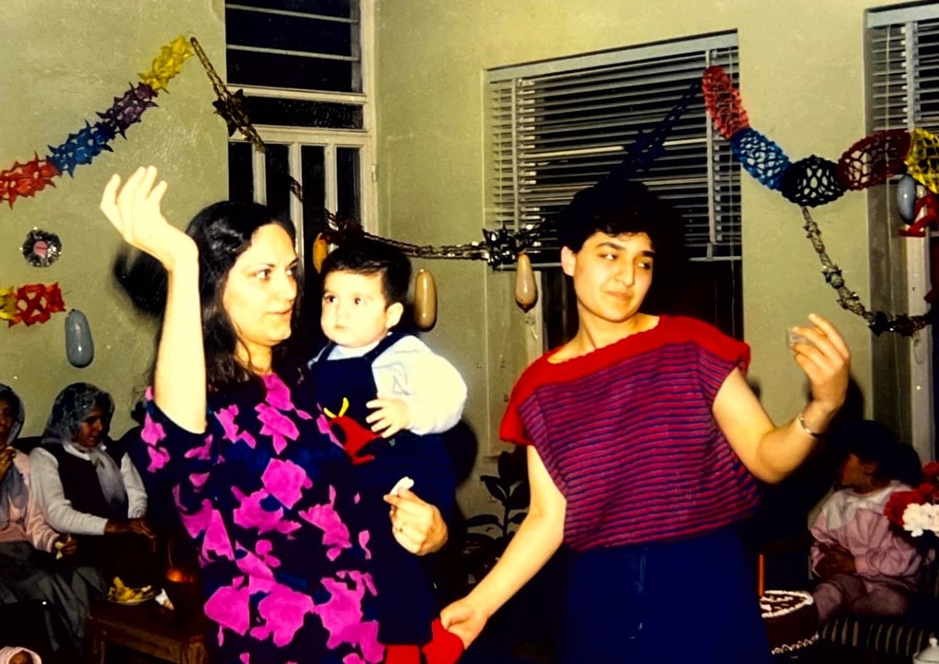 Soheila Beski at a family celebration