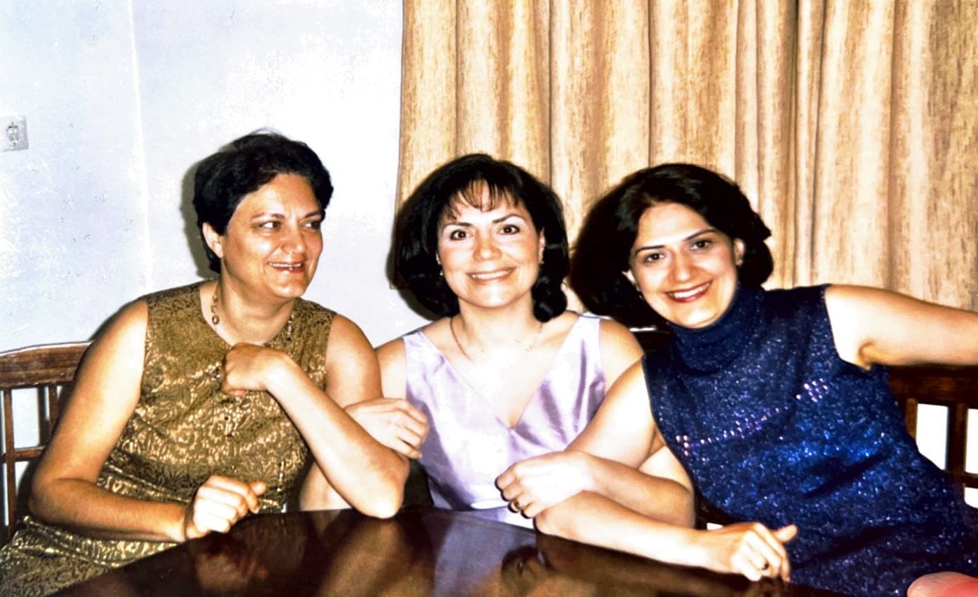 Soheila Beski with sisters
