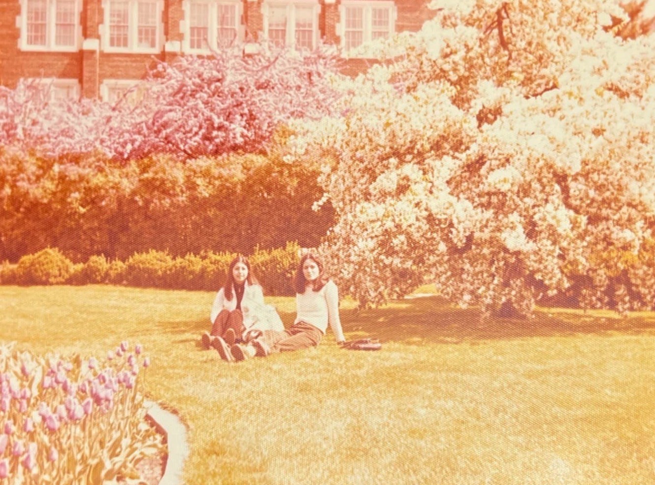 Soheila Beski on university campus