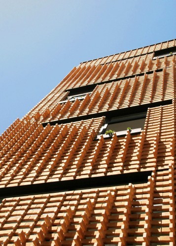 Brick Pattern House