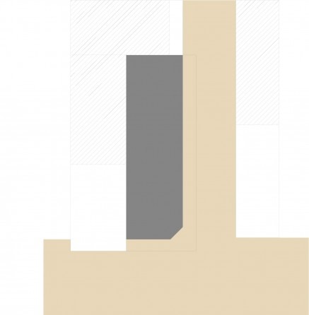 Detail of facade balconies
