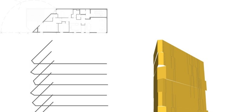 Floor plans and section