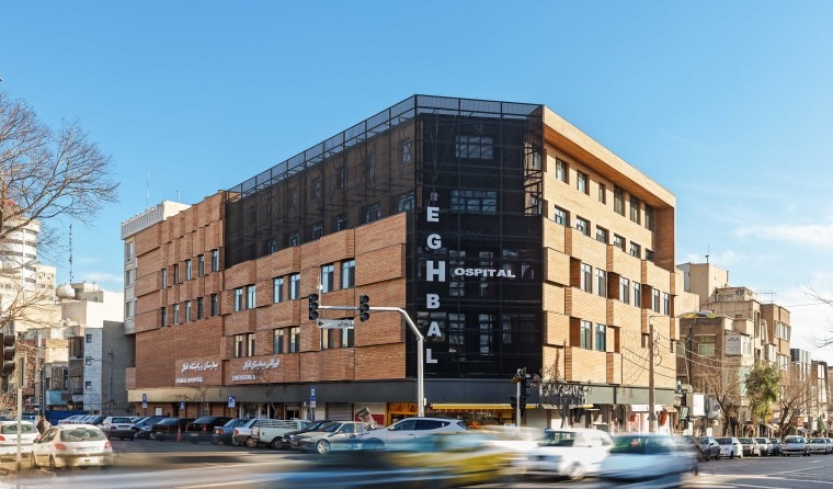Eghbal hospital façade