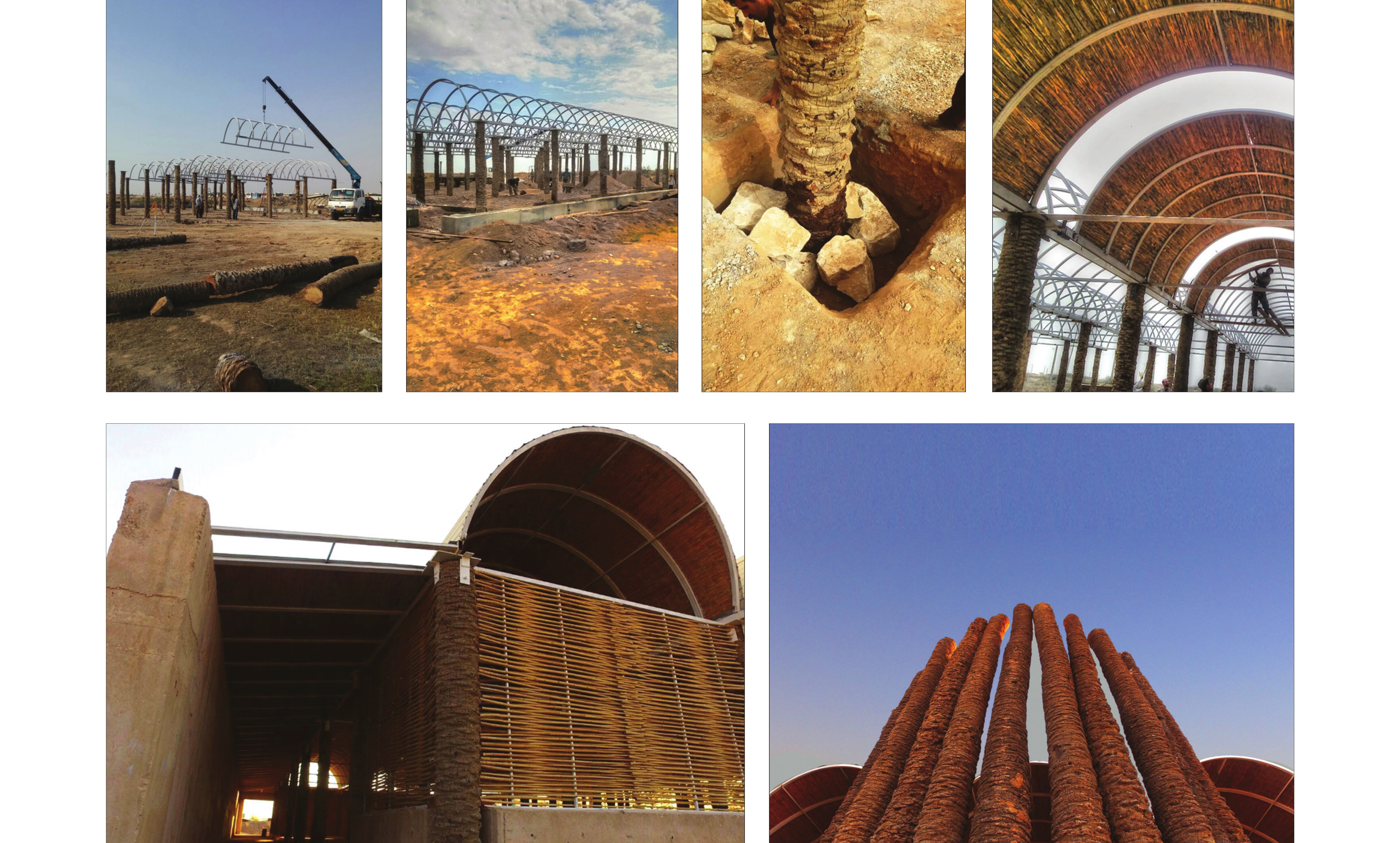 Construction process and material details
