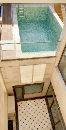 Bedroom looking onto the central courtyard