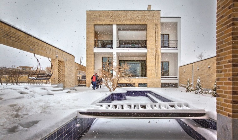 Pomegranate garden house of grandfather