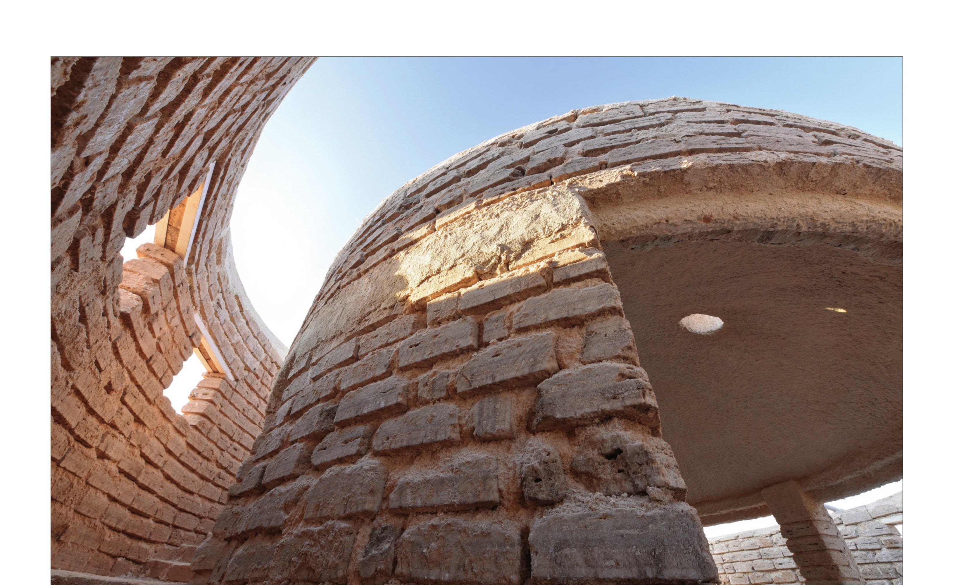 Salt dome interior — light through the salt-block oculus