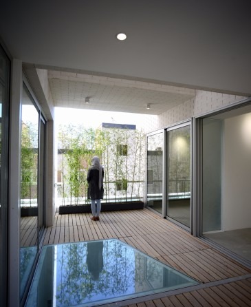 Gallery space with double-height void