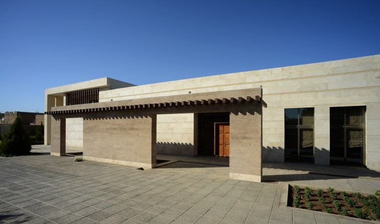 Main courtyard with pool